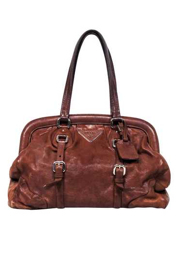 Prada - Brown "Vitello Shine" Handbag - image 1