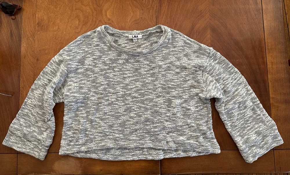 LNA cropped cotton sweater (S) | Used, Secondhand… - image 2