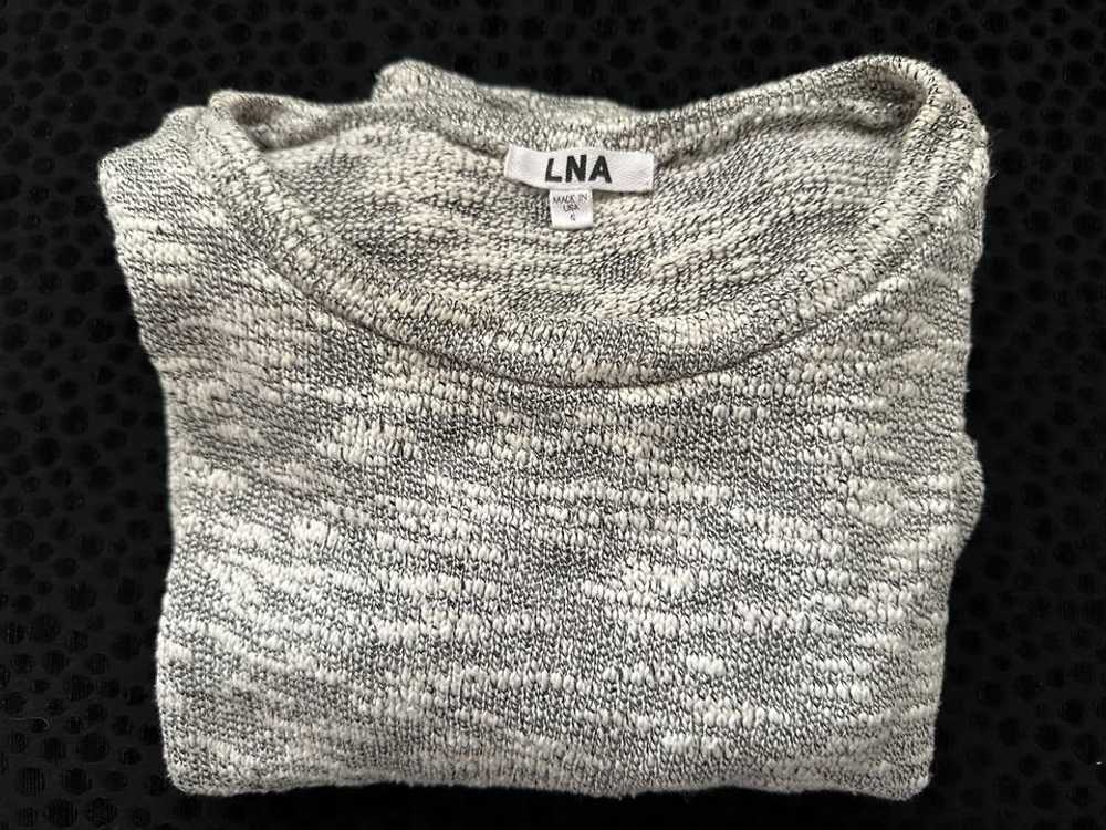 LNA cropped cotton sweater (S) | Used, Secondhand… - image 4