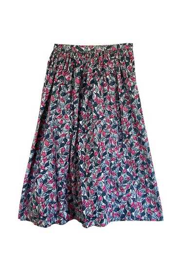 Cotton skirt - Floral cotton skirt 1960, made by … - image 1