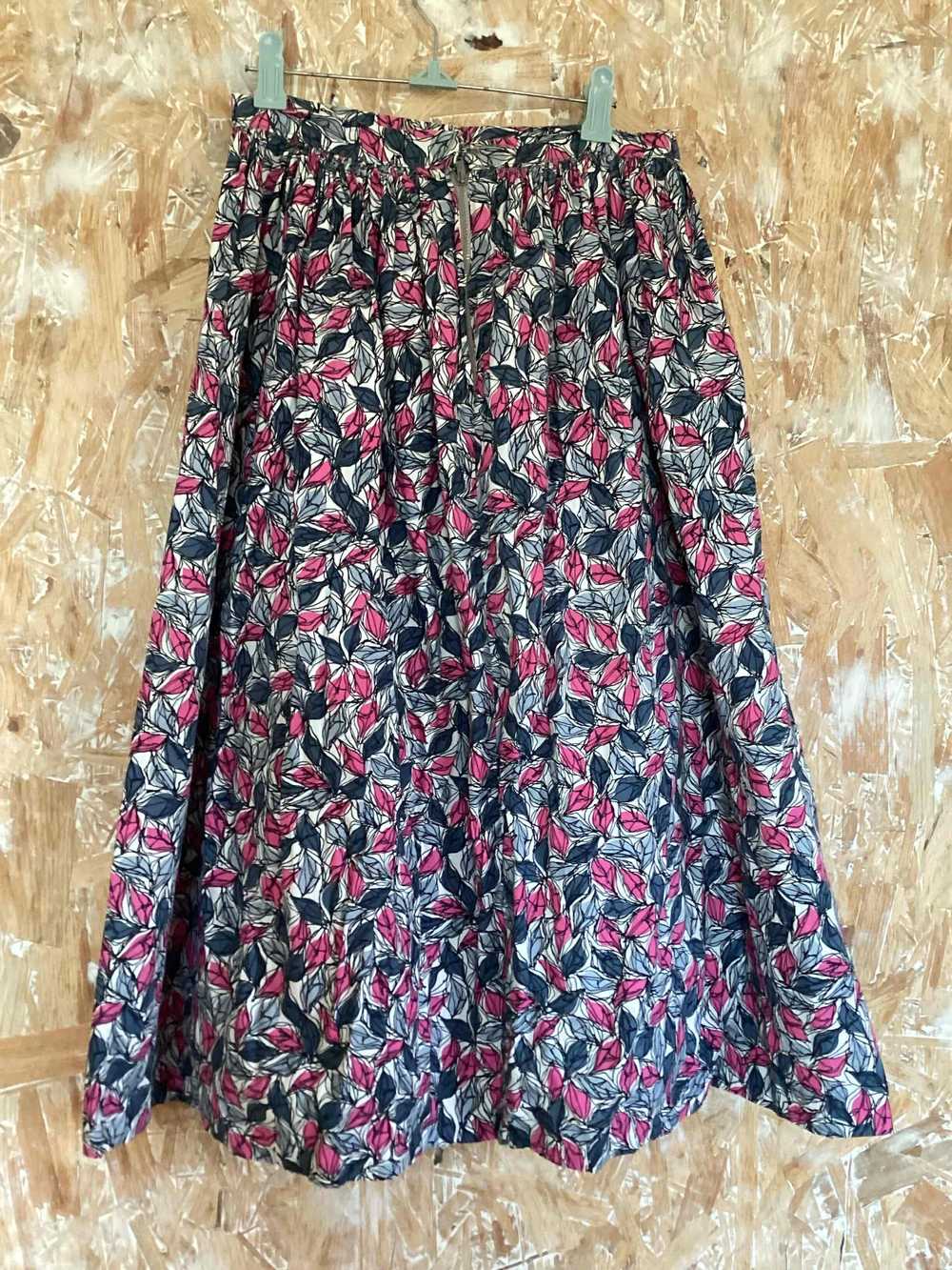 Cotton skirt - Floral cotton skirt 1960, made by … - image 2