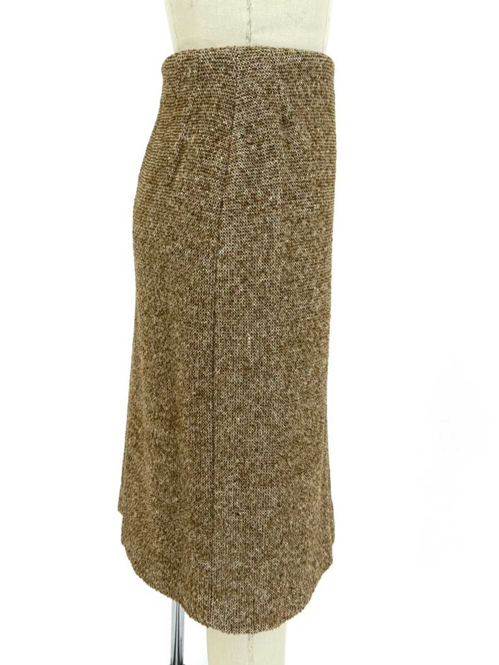 Dries Van Noten Tweed Crop Jacket & Skirt Set - image 6