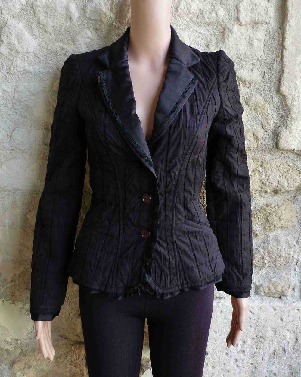 Christian Lacroix quilted blazer - quilted jacket… - image 4