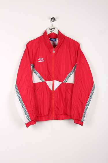 90's Umbro Track Jacket Red Medium