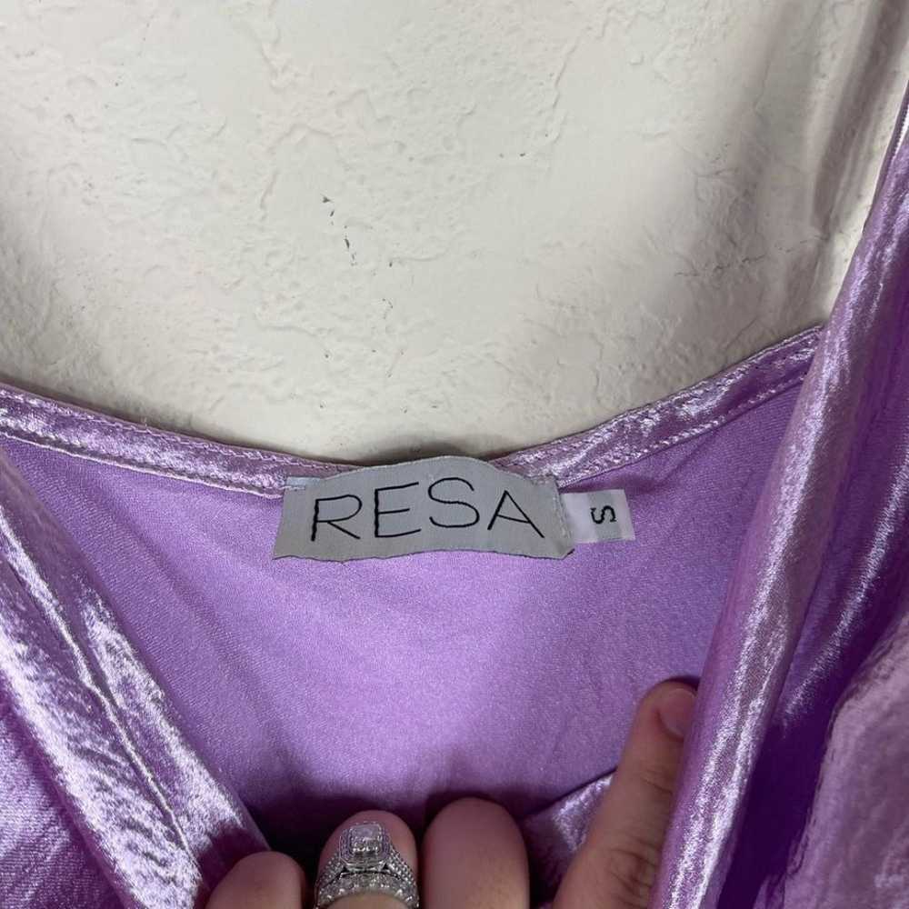 RESA Berri Cowl Neck Satin Slip Dress in Lavender… - image 9