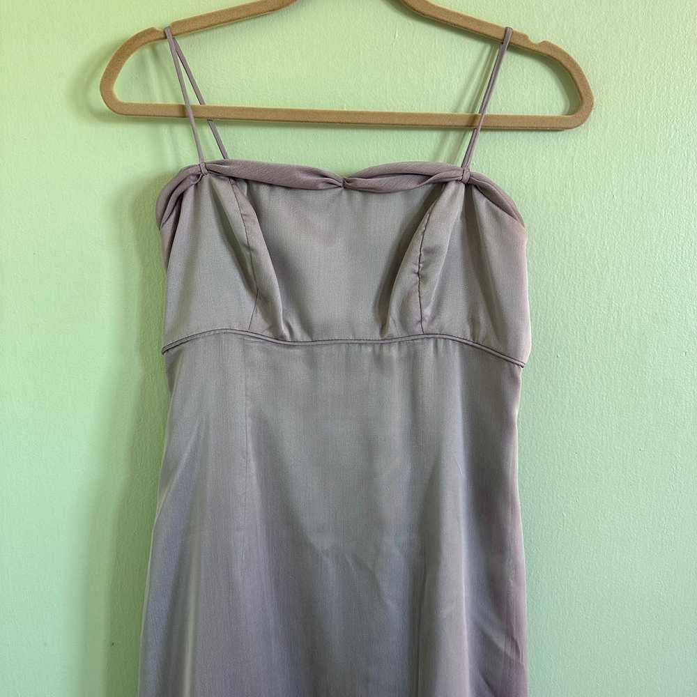 Vintage 90s/Y2K Lavender Maxi Coquette Prom Dress… - image 2
