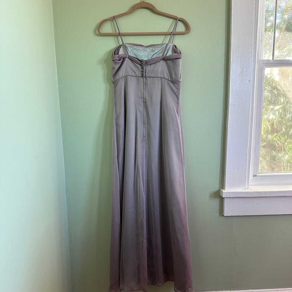 Vintage 90s/Y2K Lavender Maxi Coquette Prom Dress… - image 4