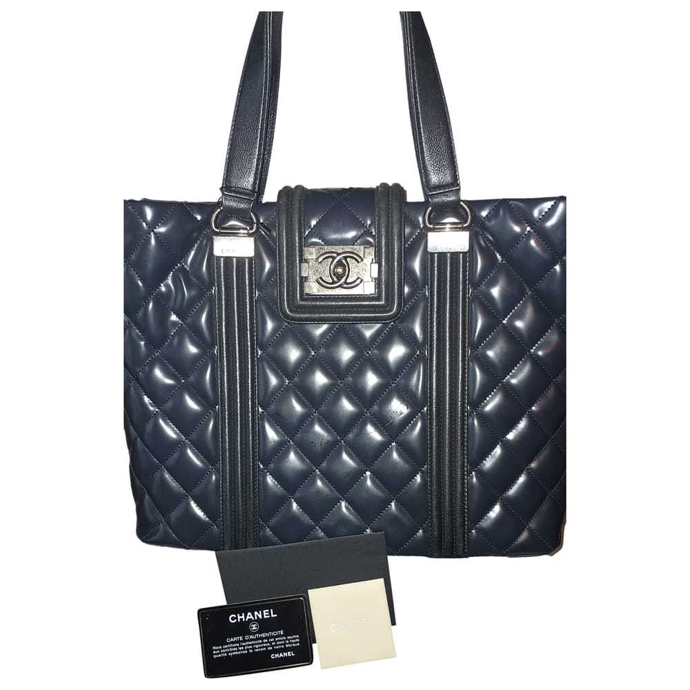 Chanel Boy Tote patent leather tote - image 1