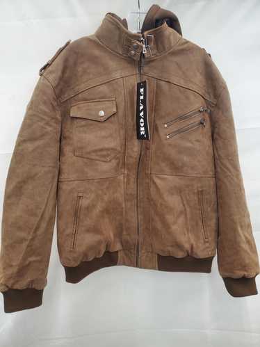 & Other Stories Flavor Men Brown Leather Motorcycl