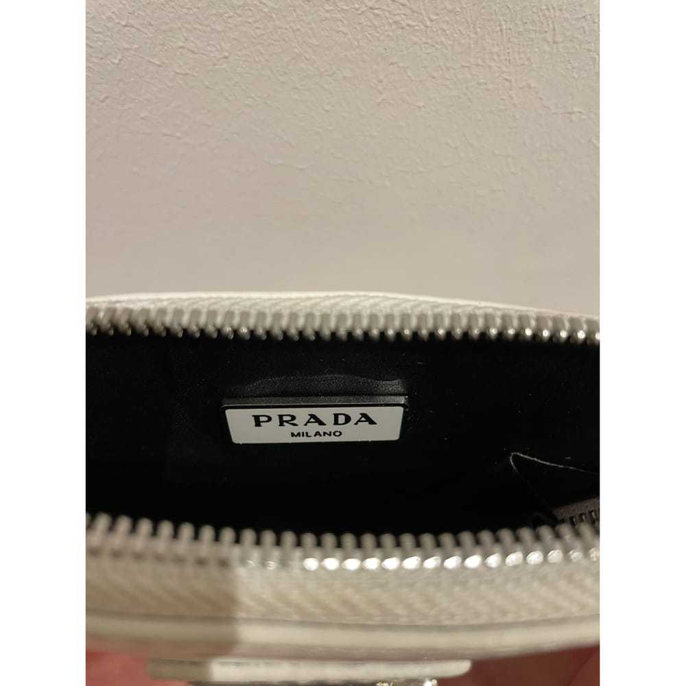 Prada Triangle leather clutch bag - image 7