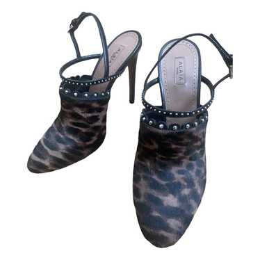 Alaïa Pony-style calfskin heels - image 1