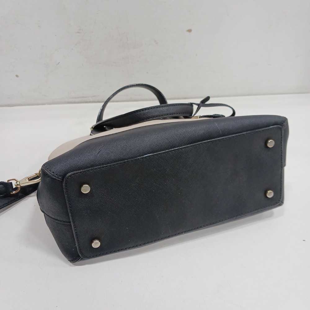 Kate Spade Beige & Black Leather Shoulder Handbag - image 3