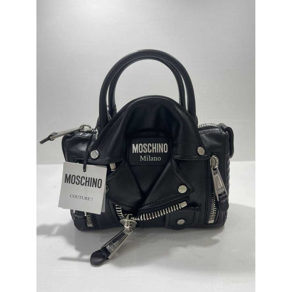 Moschino Biker leather handbag - image 3