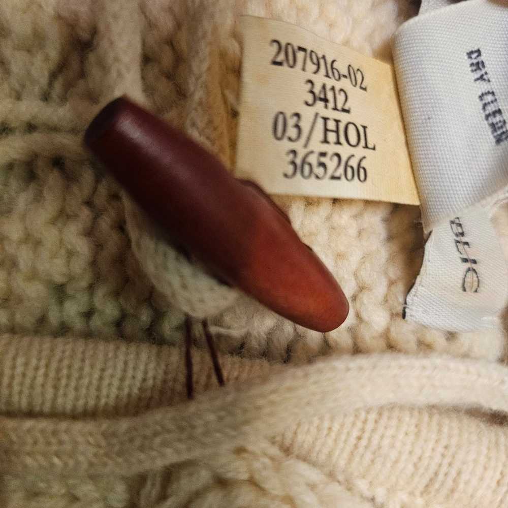 VINTAGE LAMBS WOOL BANANA REPUBLIC Hooded Cardigan - image 5