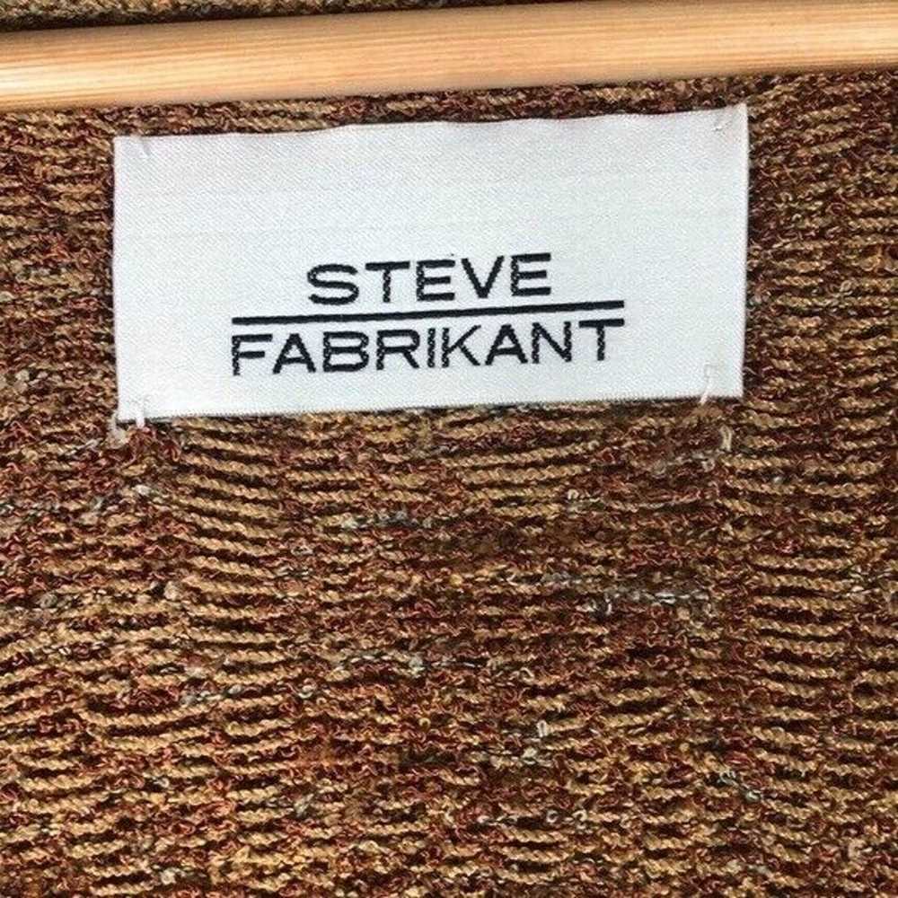 Steve Fabrikant Wool Blend Longline Cardigan Sz S - image 6