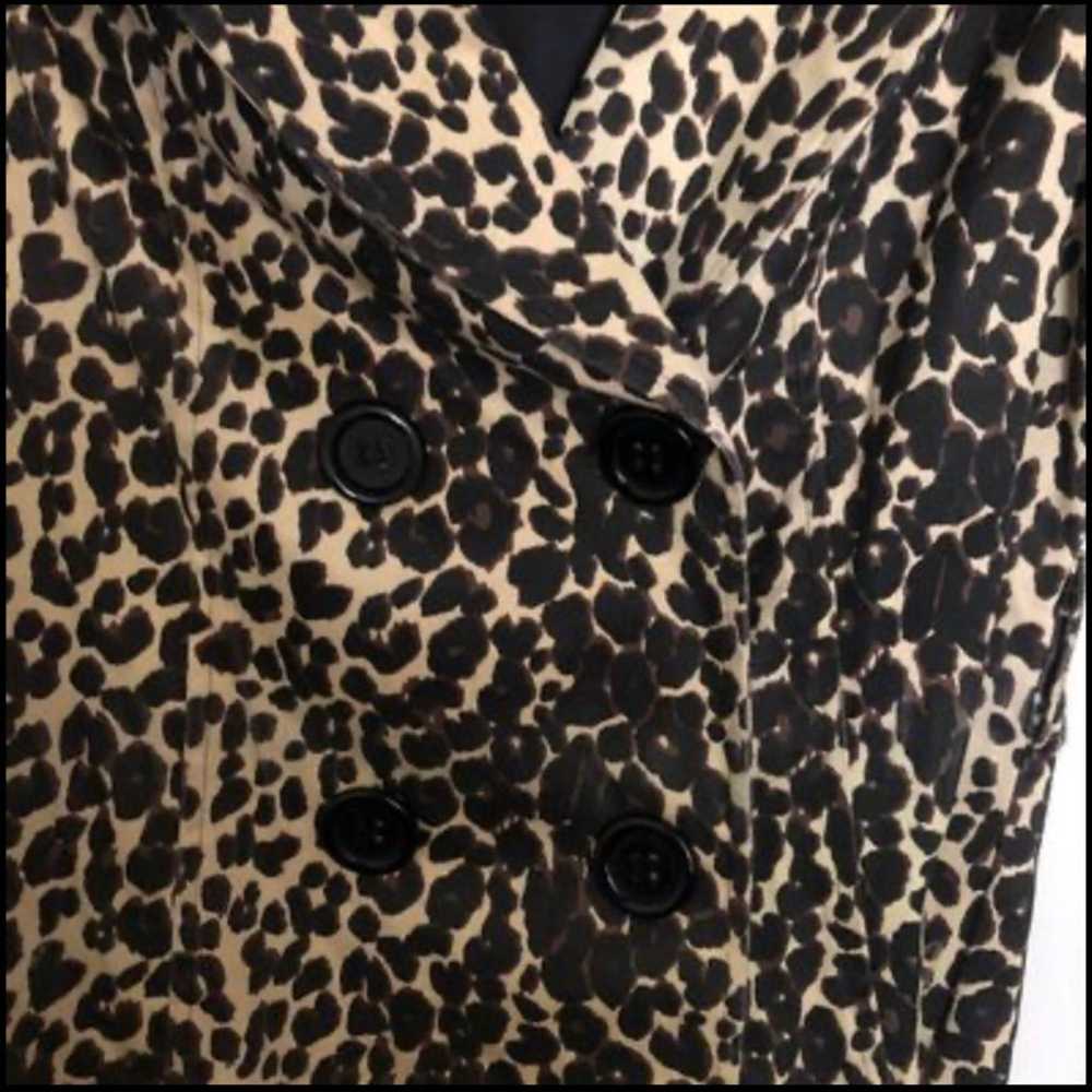 Vintage Heart Soul lightweight leopard jacket siz… - image 12