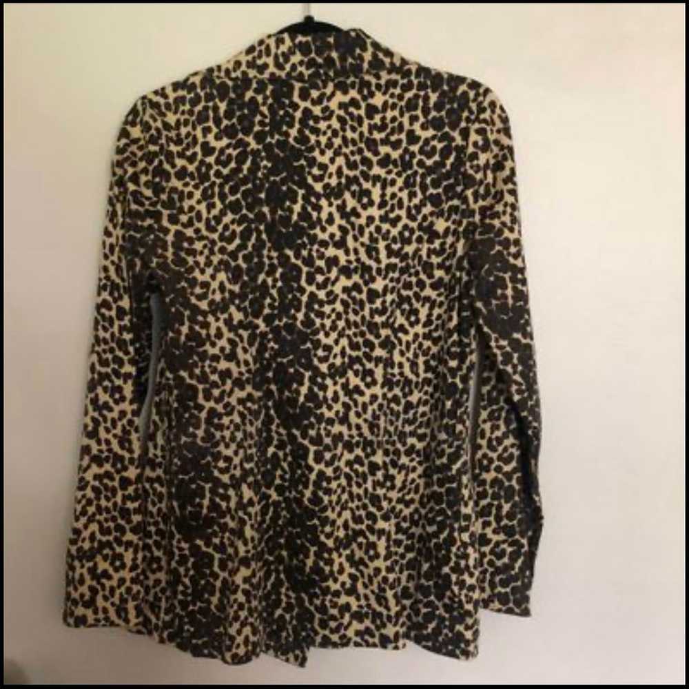 Vintage Heart Soul lightweight leopard jacket siz… - image 2
