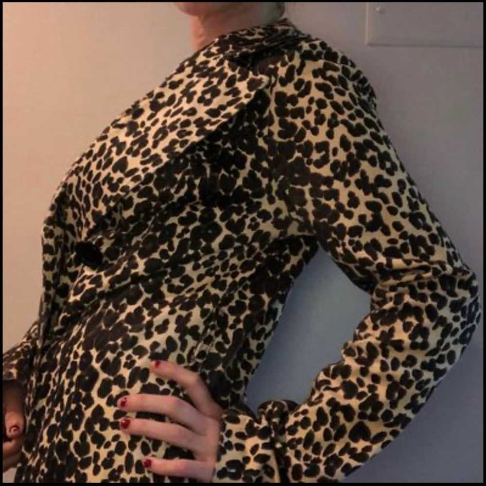 Vintage Heart Soul lightweight leopard jacket siz… - image 5