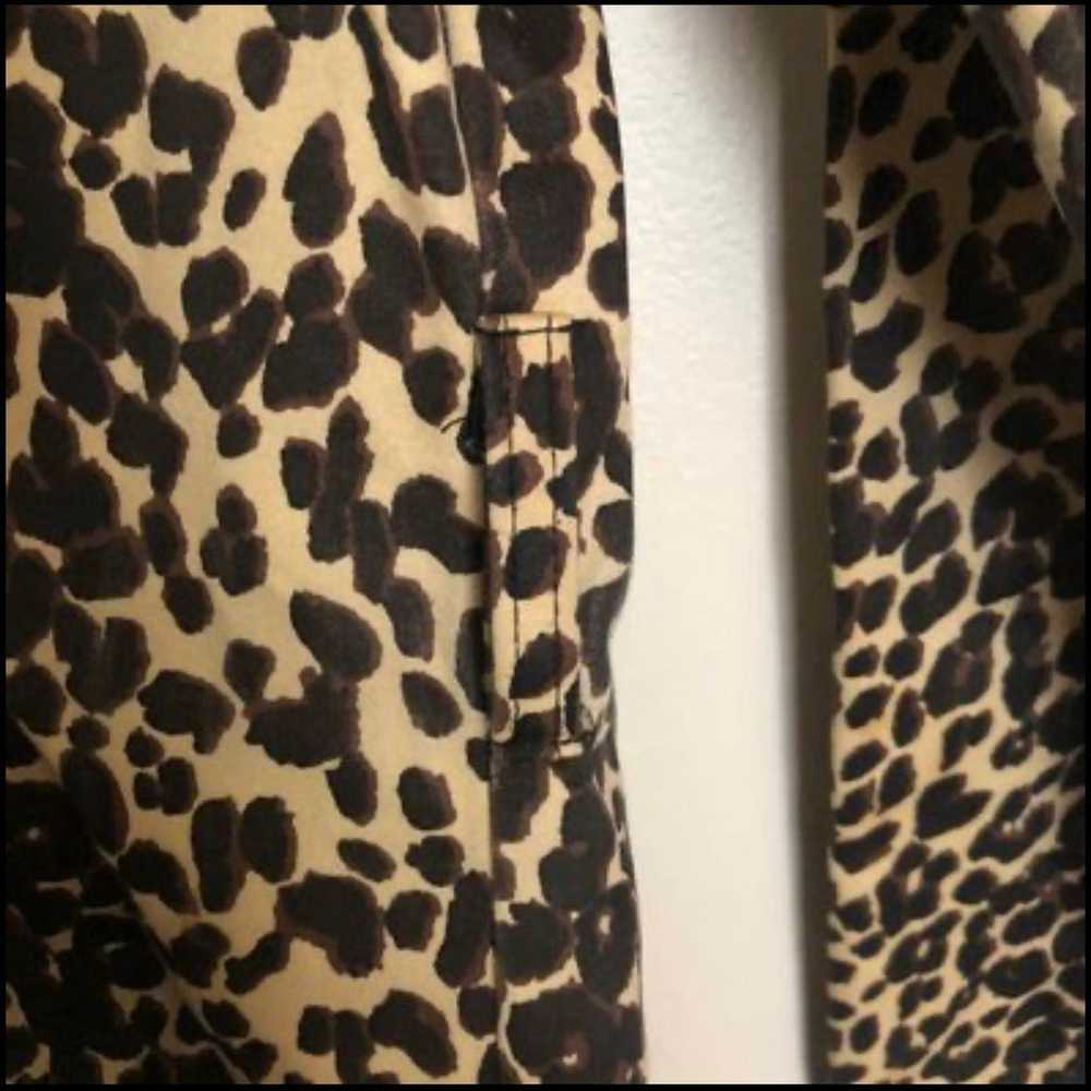 Vintage Heart Soul lightweight leopard jacket siz… - image 8