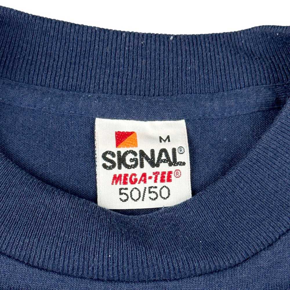 Vintage US Navy Mom Shirt Adult MEDIUM Blue 90s M… - image 3