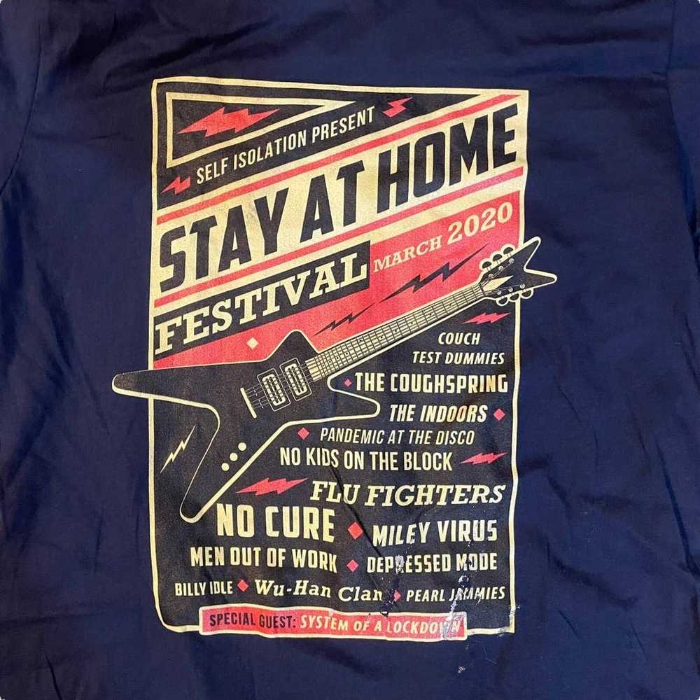 Blue Stay at home T-shirt size S - image 2