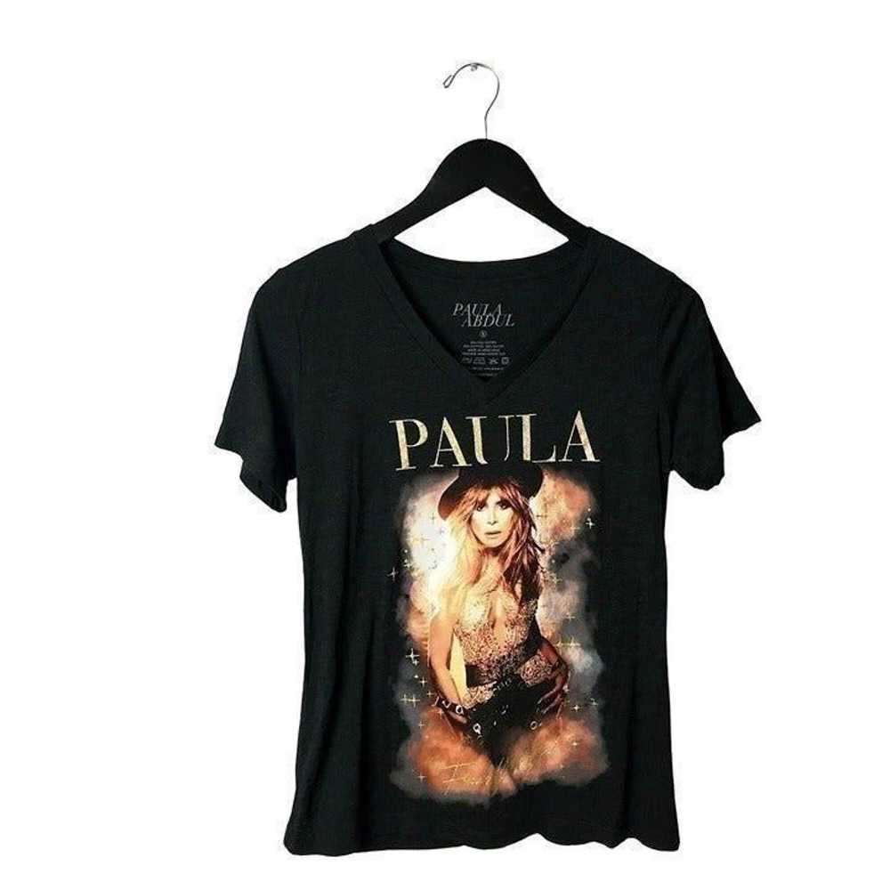 NWOT Paula Abdul Rap Tee T Shirt Adult Small Gray… - image 1