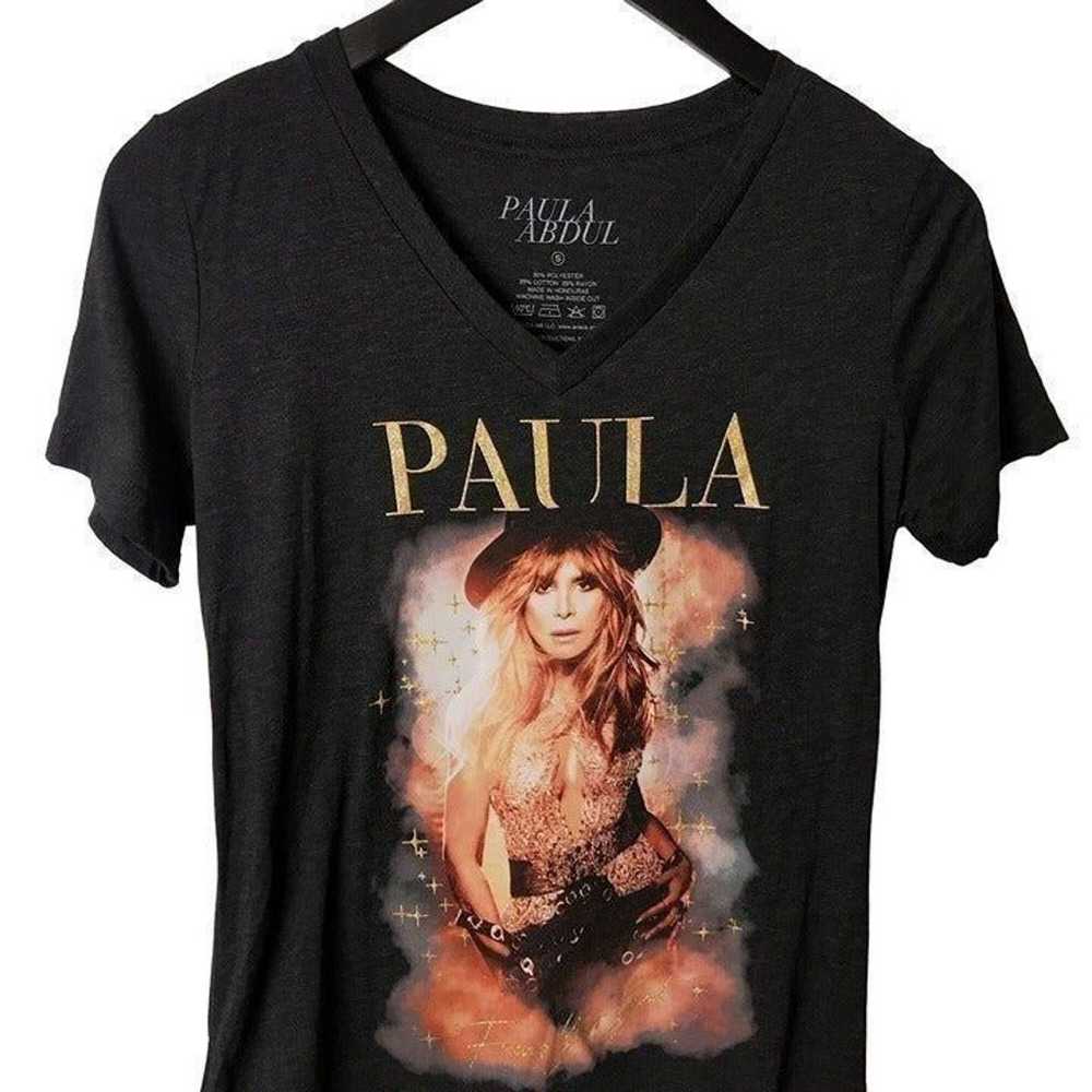 NWOT Paula Abdul Rap Tee T Shirt Adult Small Gray… - image 2