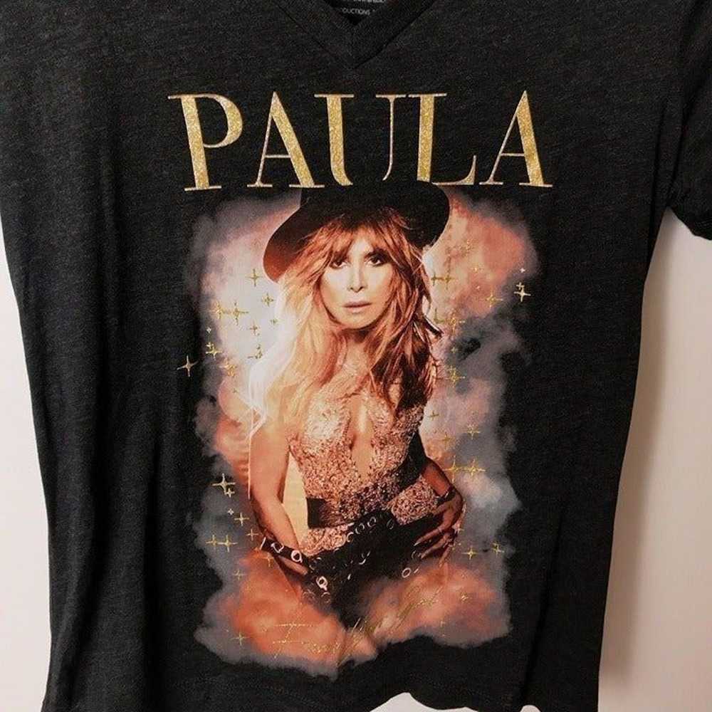 NWOT Paula Abdul Rap Tee T Shirt Adult Small Gray… - image 5