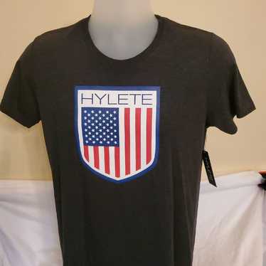 Hylete Tees America Tri-Blend Crew Vinta - image 1