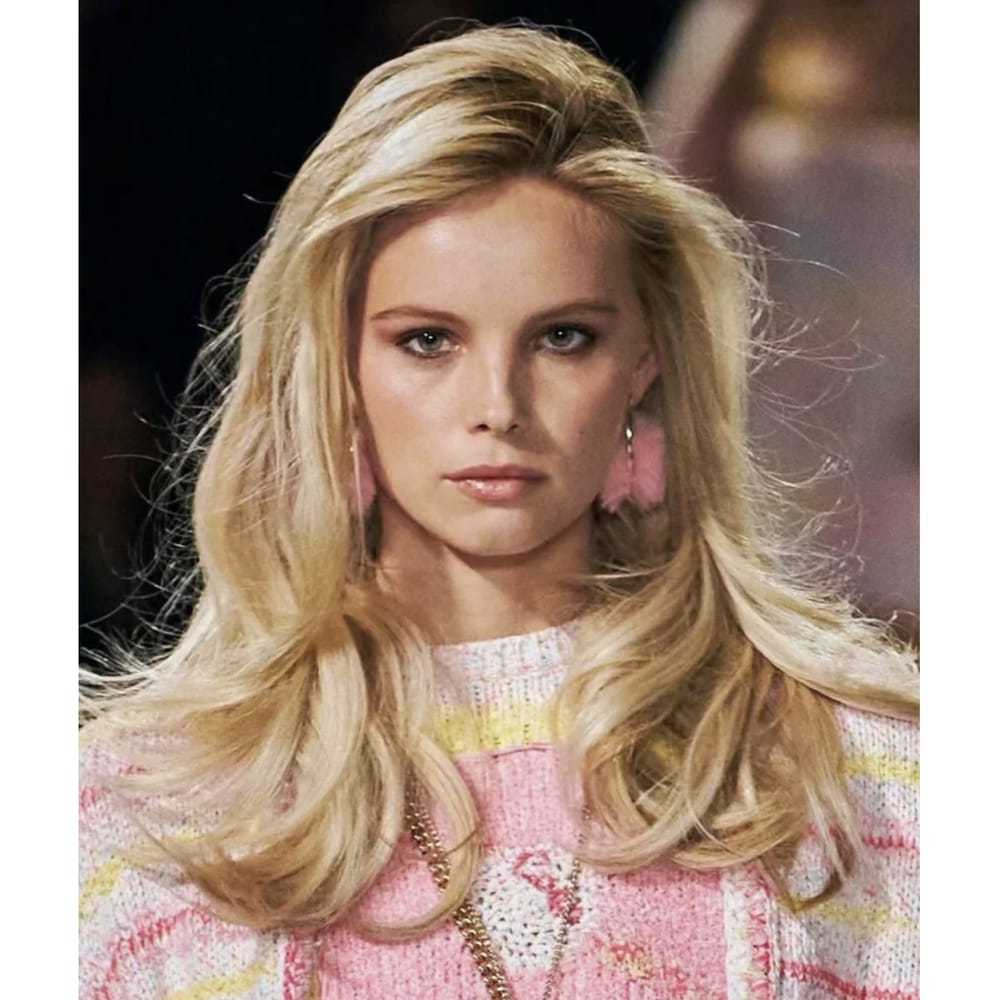 Chanel Cc faux fur earrings - image 6