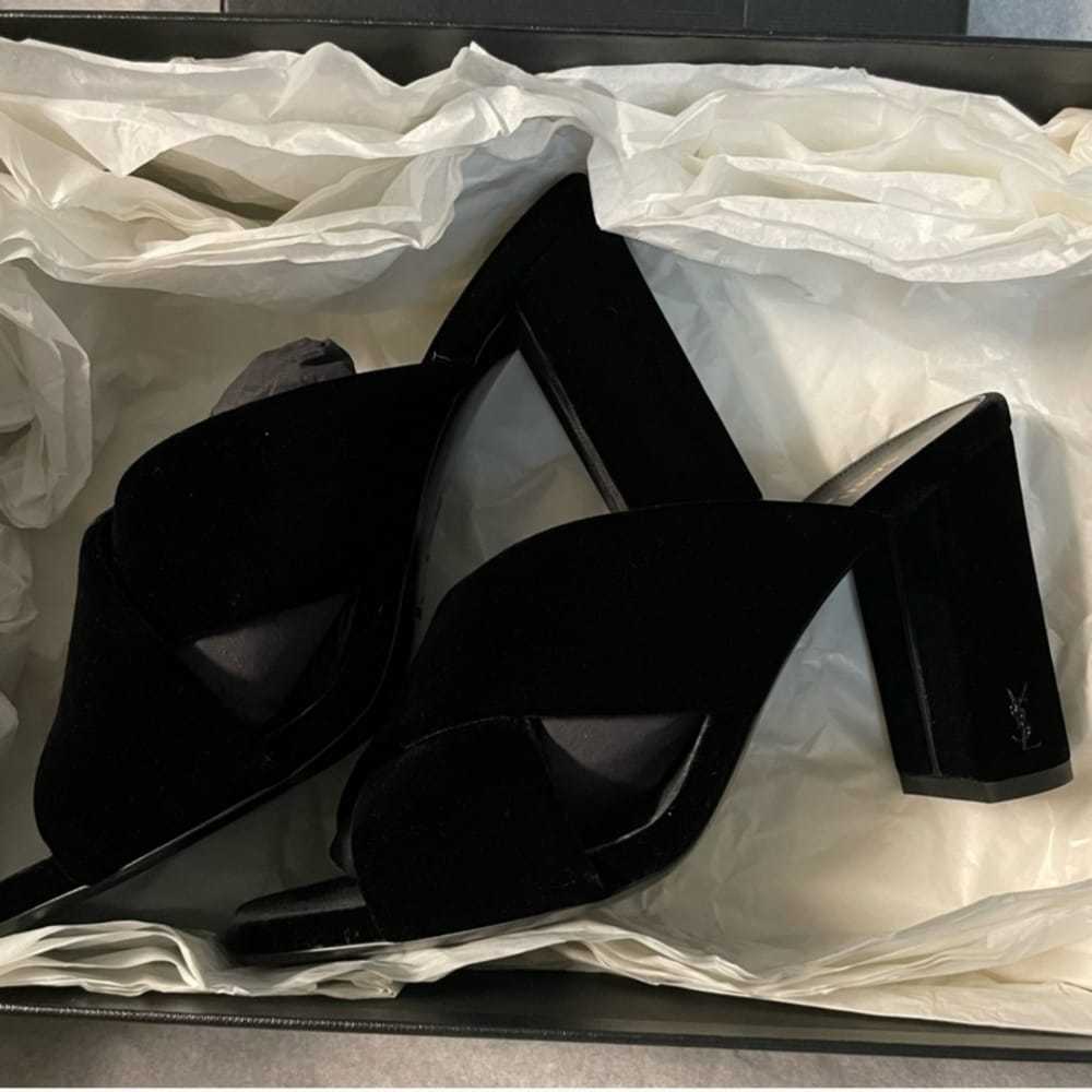 Saint Laurent Velvet mules & clogs - image 4