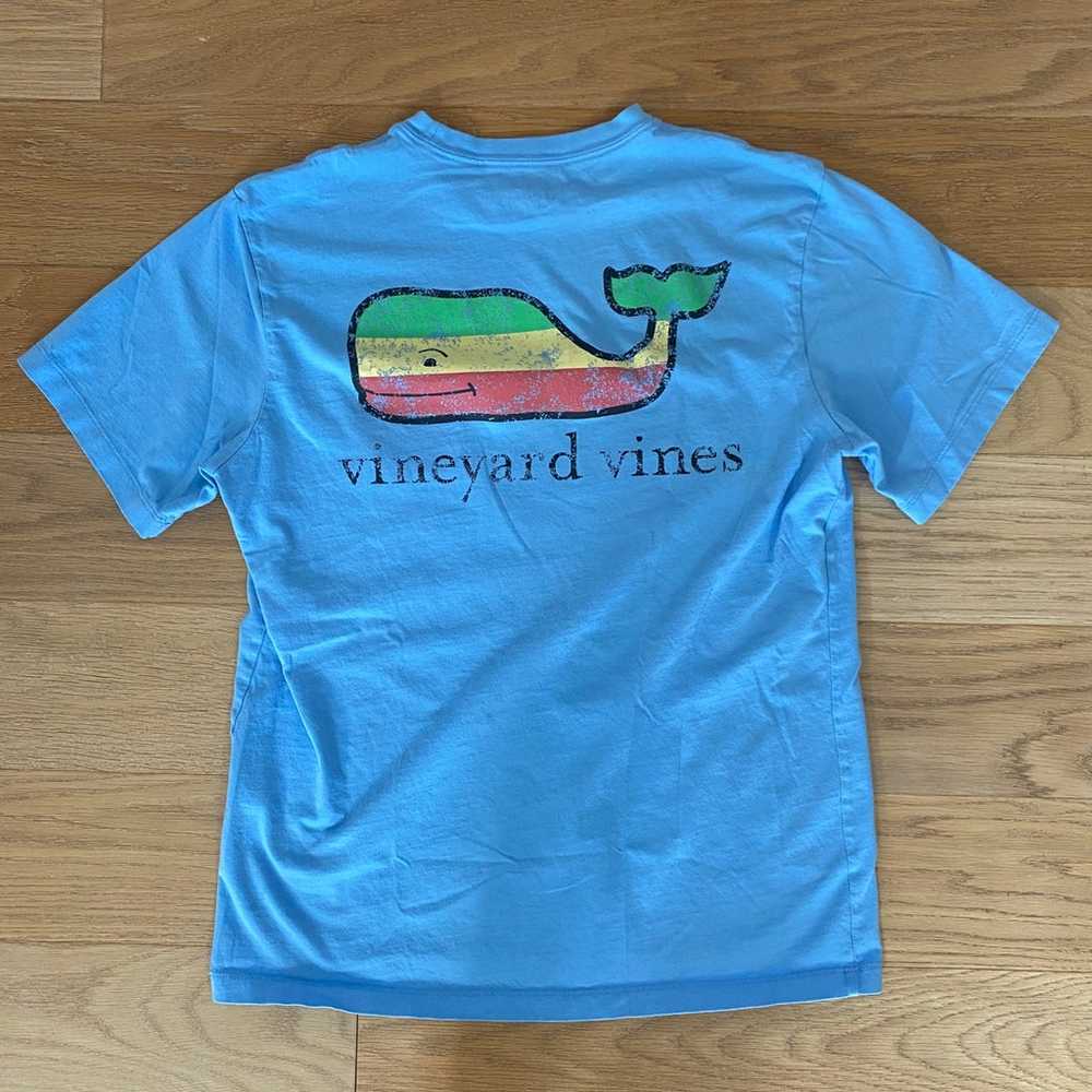 Rasta Whale Pocket T-Shirt - image 1