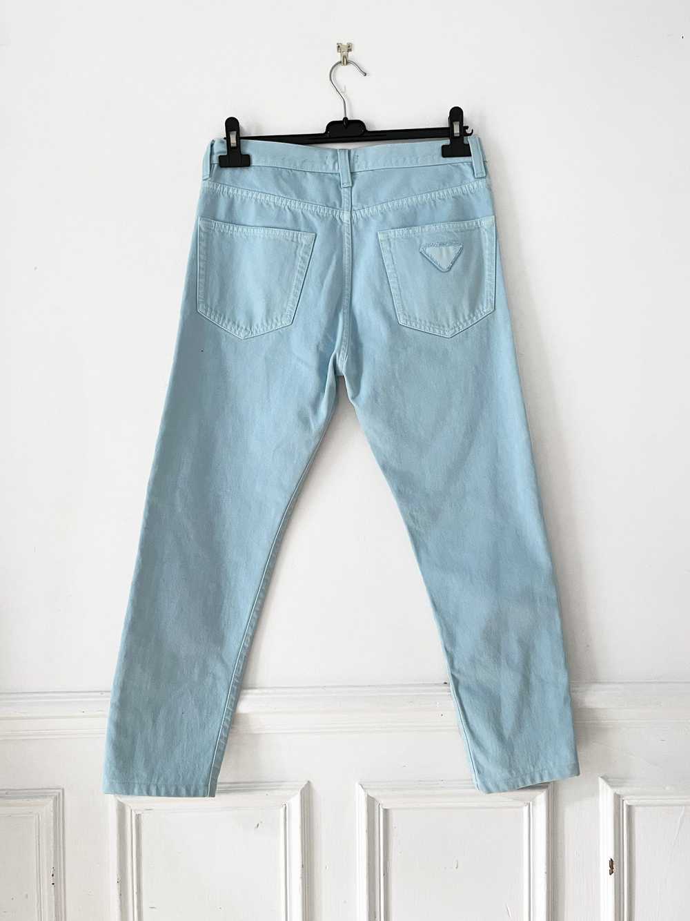 Prada Prada SS20 light blue 5 pocket jeans - image 3