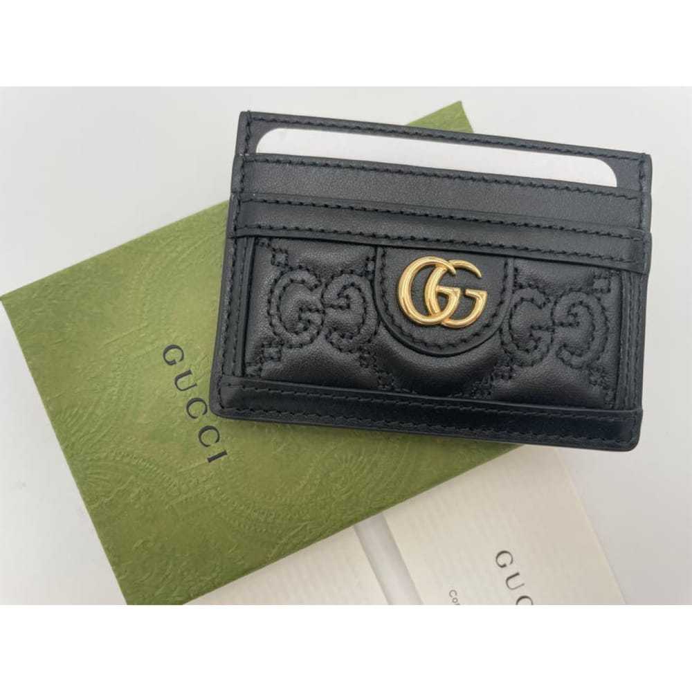 Gucci Leather card wallet - image 2