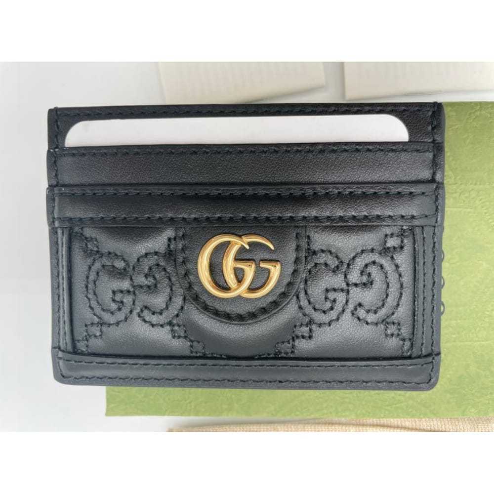 Gucci Leather card wallet - image 4