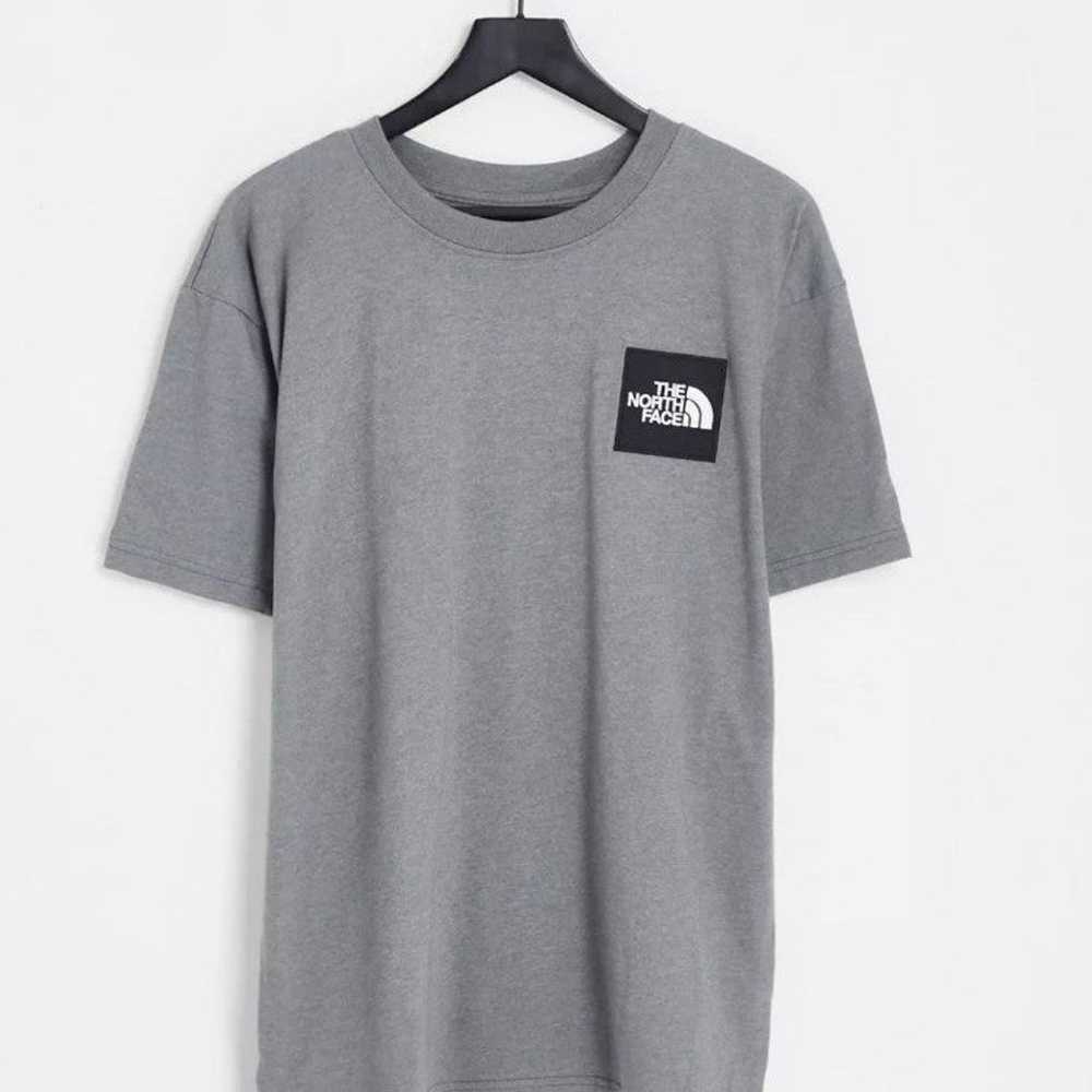 The North Face heavyweight t shirt in gray - image 1