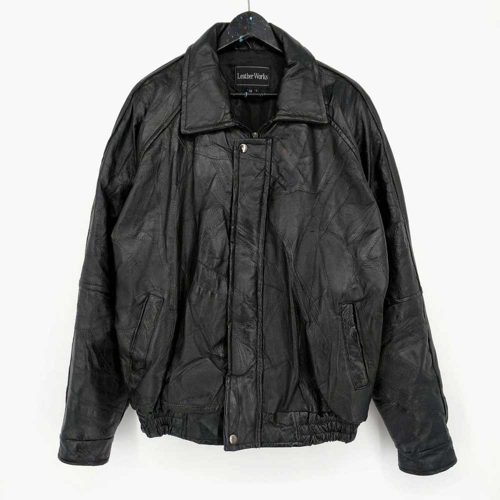 Leather Jacket × Streetwear × Vintage Vintage Cus… - image 3