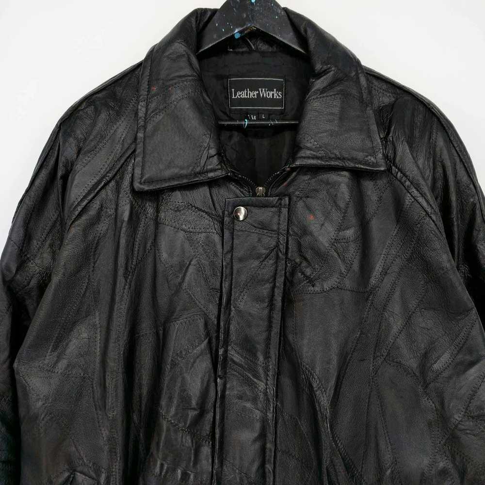 Leather Jacket × Streetwear × Vintage Vintage Cus… - image 4