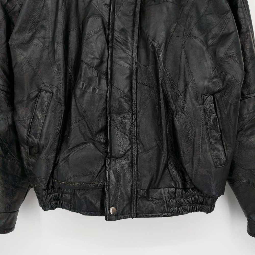 Leather Jacket × Streetwear × Vintage Vintage Cus… - image 5