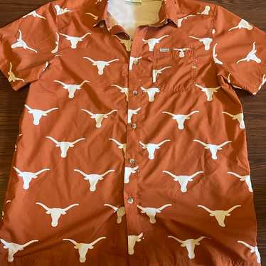 Mens texas longhorns Columbia shirt - image 1