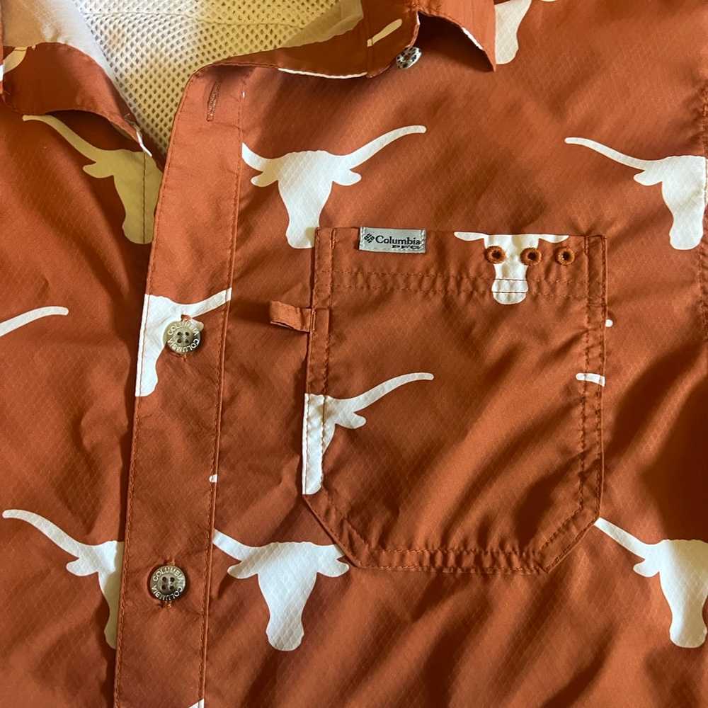 Mens texas longhorns Columbia shirt - image 2