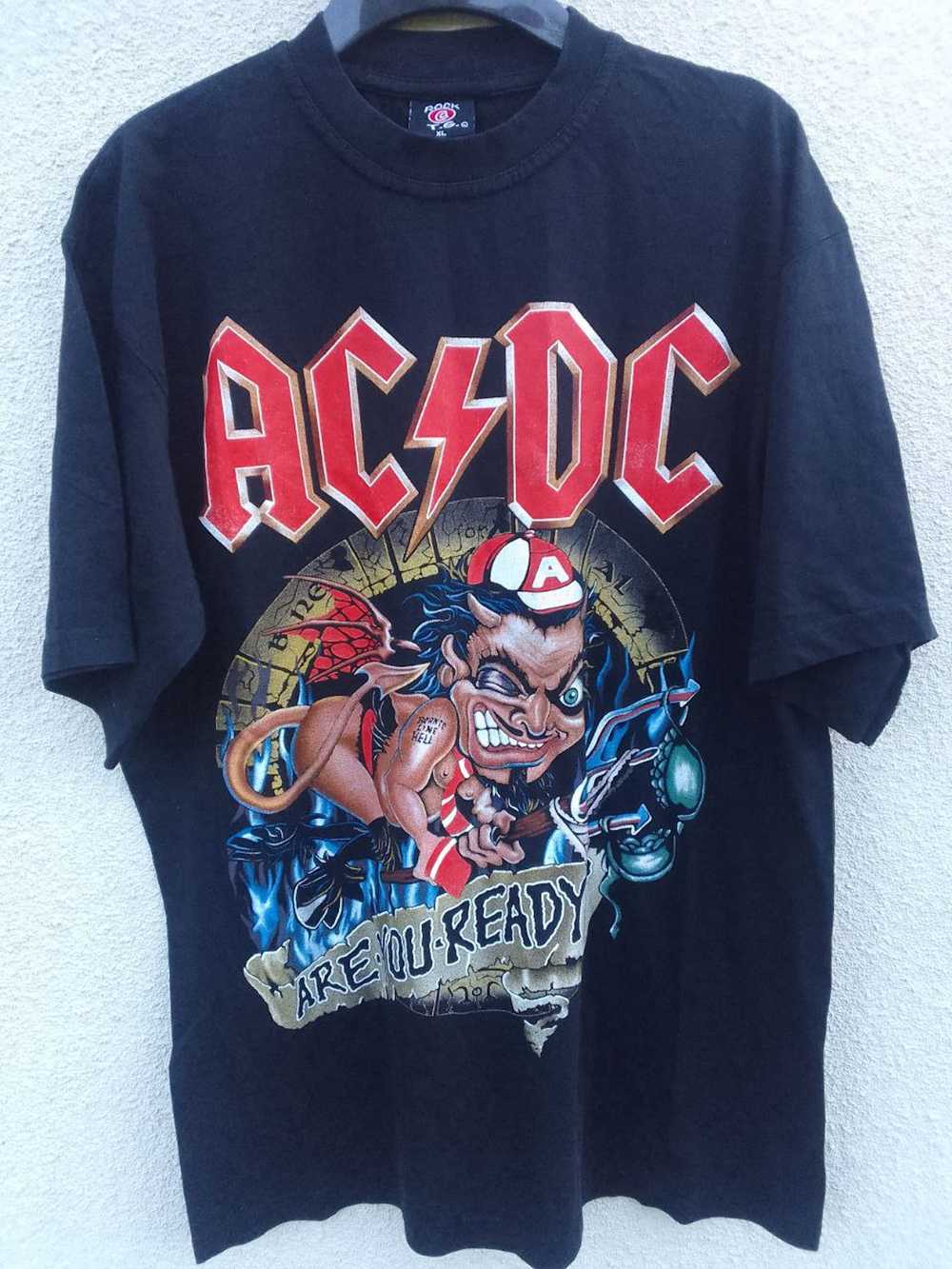 Ac/Dc × Rock T Shirt × Vintage Vintage streetwear… - image 1