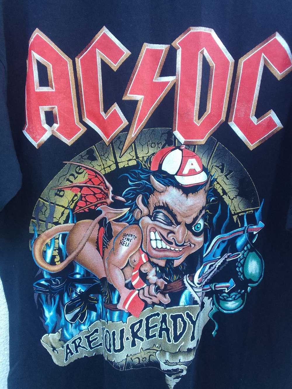 Ac/Dc × Rock T Shirt × Vintage Vintage streetwear… - image 2