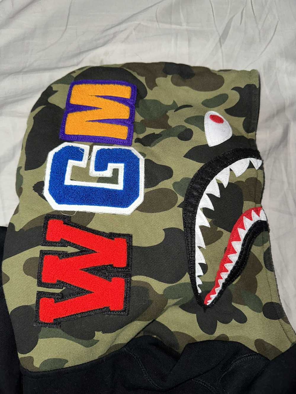 Bape Bape Shark Half Zip Hoodie - image 4