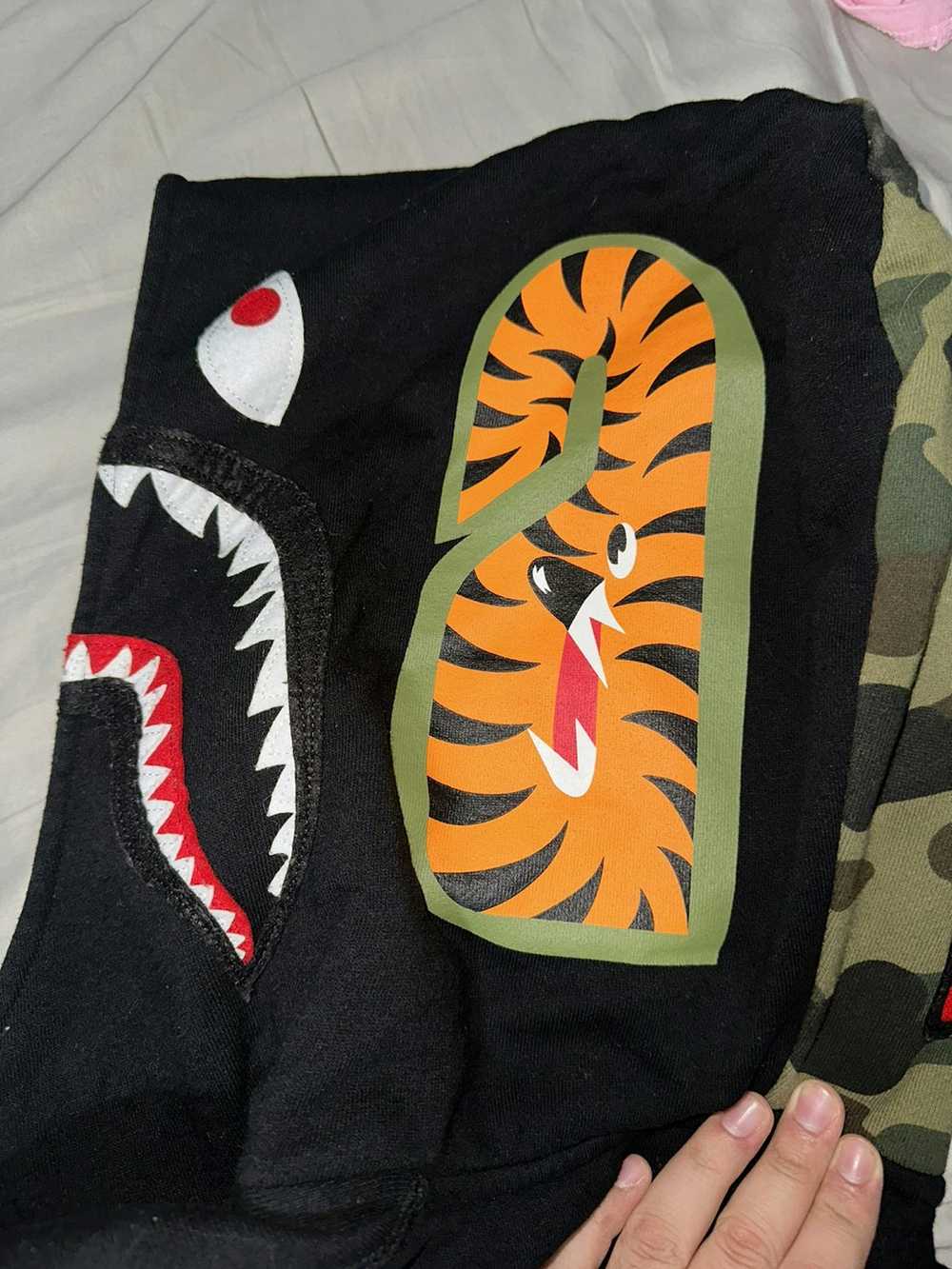 Bape Bape Shark Half Zip Hoodie - image 5