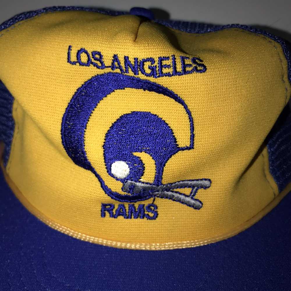 Hat × La × Vintage Los Angeles Rams 80s Trucker - image 2