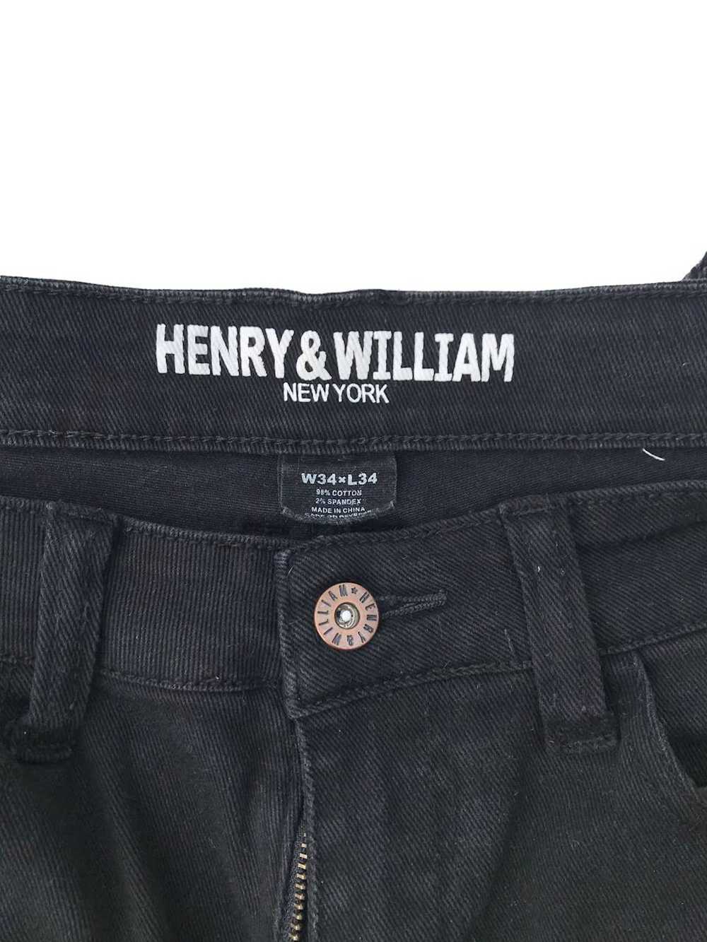 Streetwear Henry & William New York Bikers Distre… - image 2