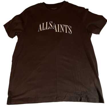 Brown Oversized All Saints T-Shirt