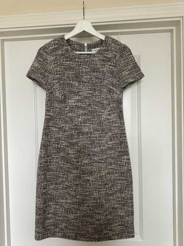 Calvin Klein Short sleeve tweed dress