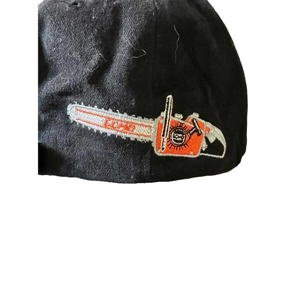 Other Echo Black Orange Hat Chainsaw Embroidered … - image 3